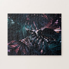 Puzzle Deportes tropicales de la jungla salvaje nocturna