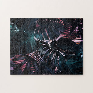 Puzzle Deportes tropicales de la jungla salvaje nocturna