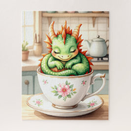 Puzzle Depósito de dragón de tiempo de té