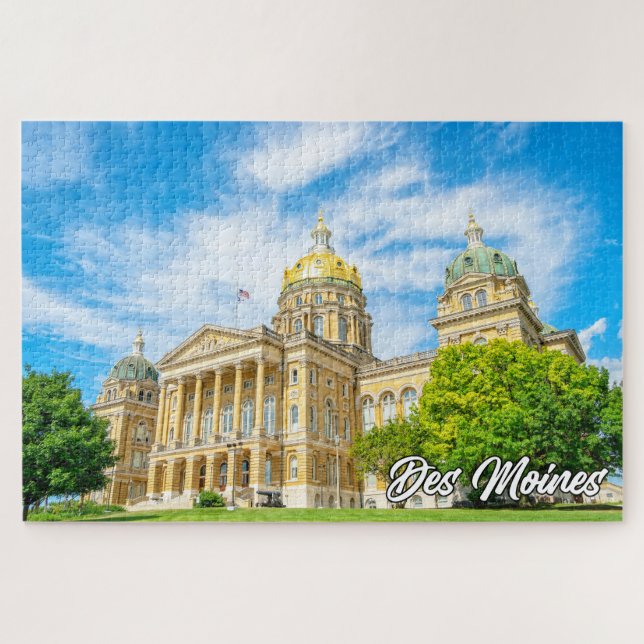 Puzzle Des Moines, Iowa, Estados Unidos (Horizontal)