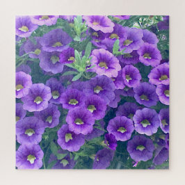 Puzzle Desafiando a Mini Petunias Púrpura