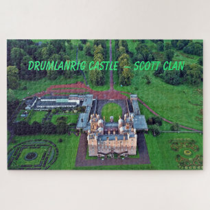 Puzzle Desafiando el castillo de Drumlanrig de Scott Clan
