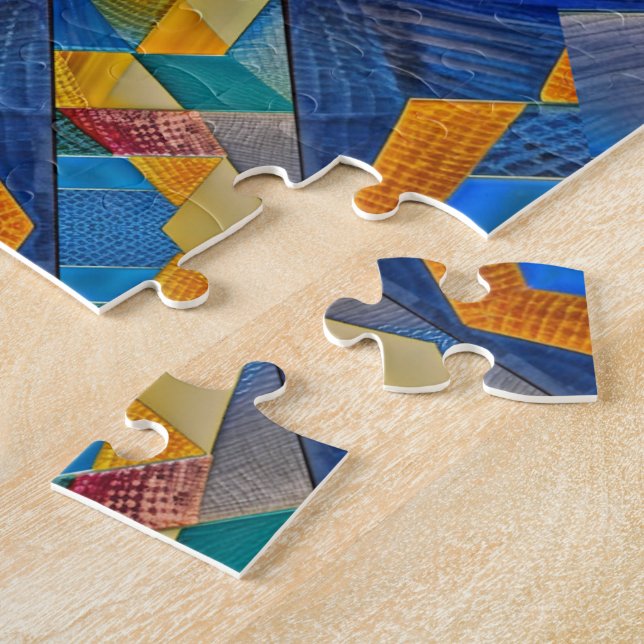 Puzzle Desafiando el patrón de parches del desierto del s (Lado)