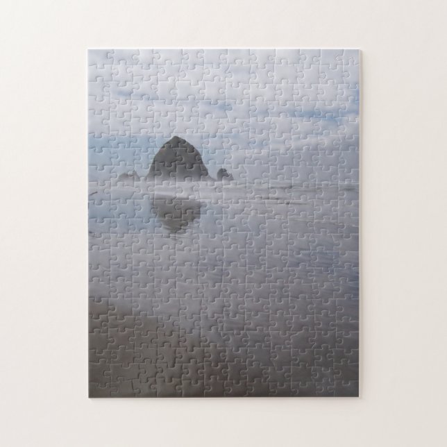 Puzzle Desafiando la foto de Haystack Rock Oregon (Vertical)