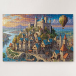 Puzzle Desafiante ciudad medieval