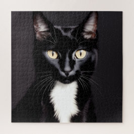Puzzle Desafiante Gato Negro de 676 Piezas cuadrado de 20