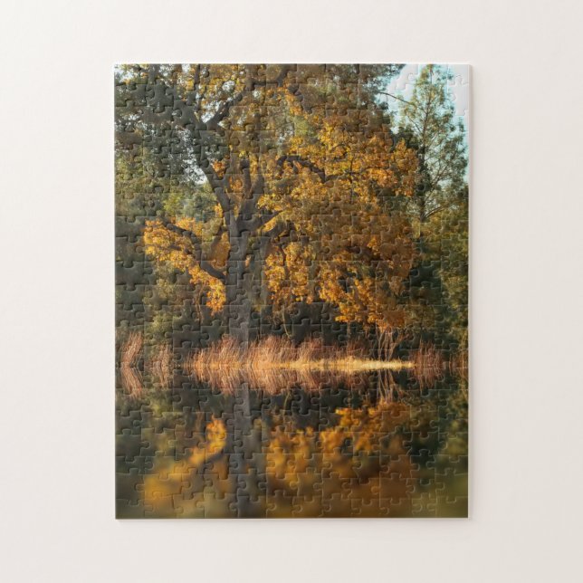 Puzzle Desafío de los robles de otoño (Vertical)