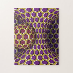 Puzzle Desafío del Tubo Rojo y la Esfera Ilusión Óptic