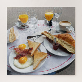 Puzzle Desayuno en París Francia