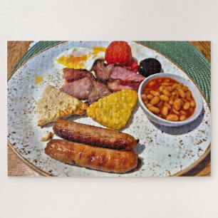 Puzzle Desayuno irlandés cocinado, Irlanda del Norte