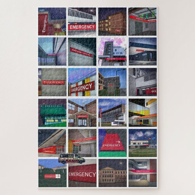 Puzzle Descanso de Jigsaw (Vertical)