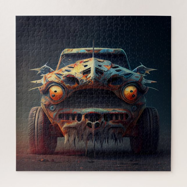 Puzzle Desconcertar la fantasía del coche (Vertical)