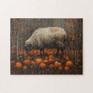Puzzle Desconexión de Parche de Calabaza Negra Ram Otumn