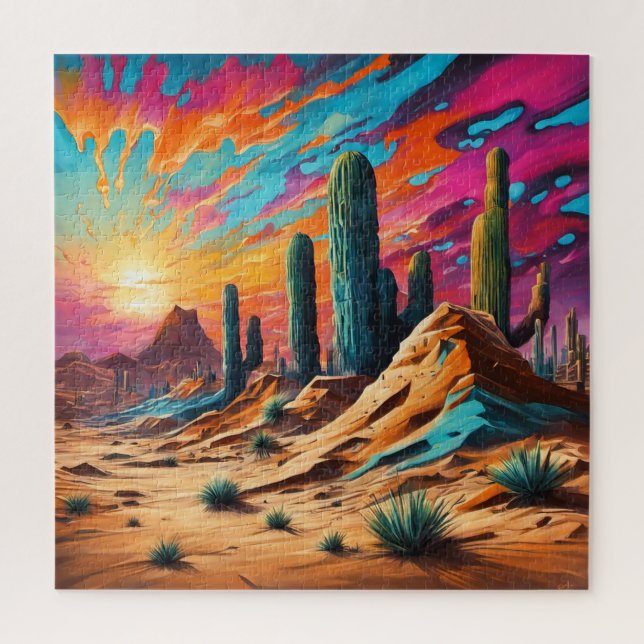 Puzzle Desert Dawn (Vertical)