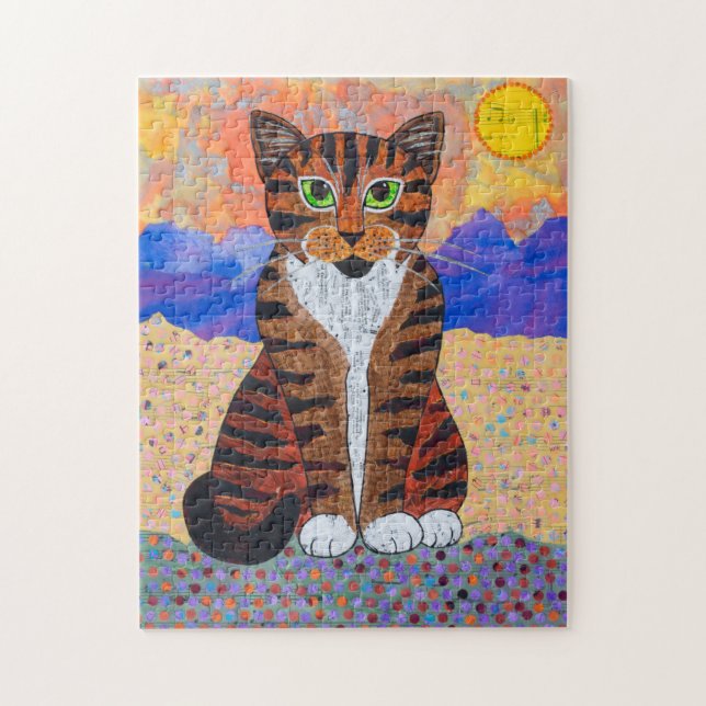 Puzzle Desert Tabby (Vertical)