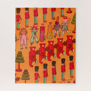 Puzzle Desfile de juguetes navideños antiguos 1907 Revist