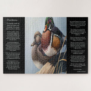 Puzzle DESIDERATA dos patos mirándote