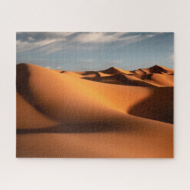 Puzzle Desiertos | Erg Chebbi Dunes Marruecos (Horizontal)