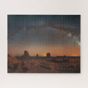 Puzzle Desiertos   Espectacular cielo estrellado en un pa