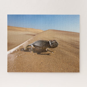 Puzzle Desiertos Namaqua Chameleon en el desierto