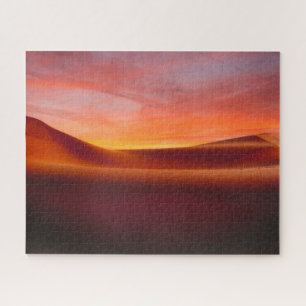 Puzzle Desiertos Paisaje del desierto en rollo
