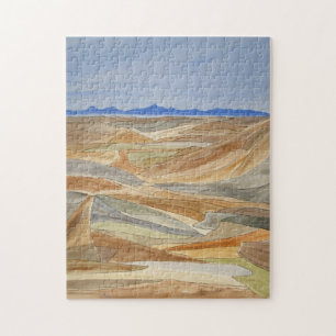 Puzzle Desolación de regiones Color de agua Imprimir líne