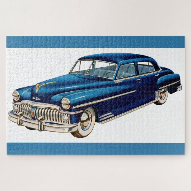 Puzzle DeSoto azul 1950 (Horizontal)