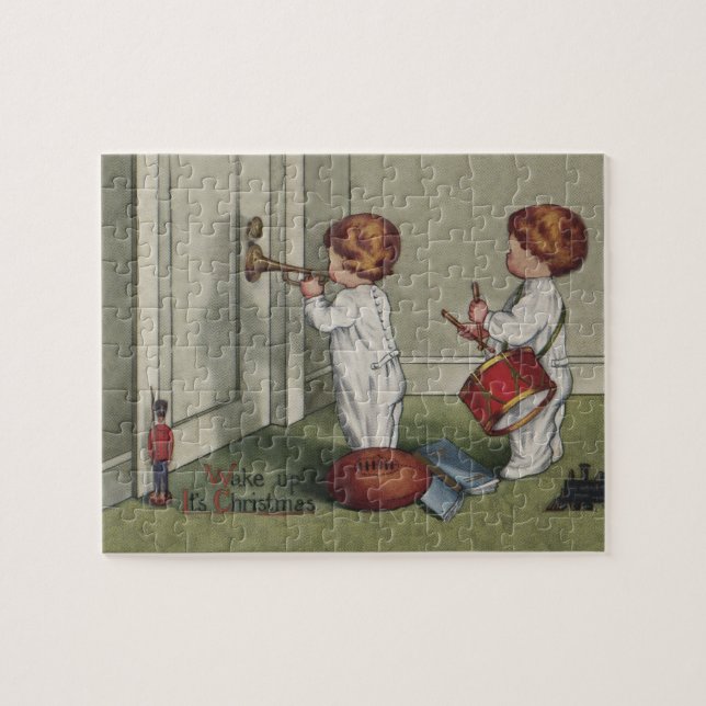 Puzzle Despierta a sus Navidades ilustracion infantil lin (Horizontal)
