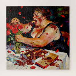 Puzzle Desprecio por las Rosas Rojas – Un Retrato de Ira