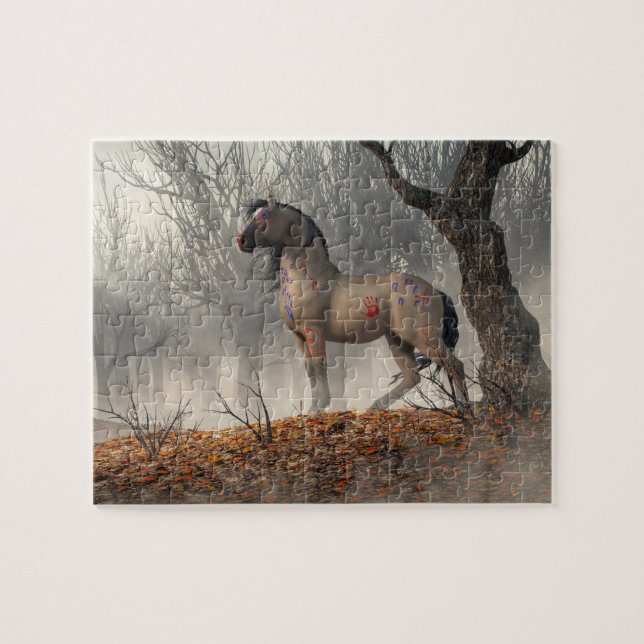 Puzzle Después de la última caída de hojas (Horizontal)