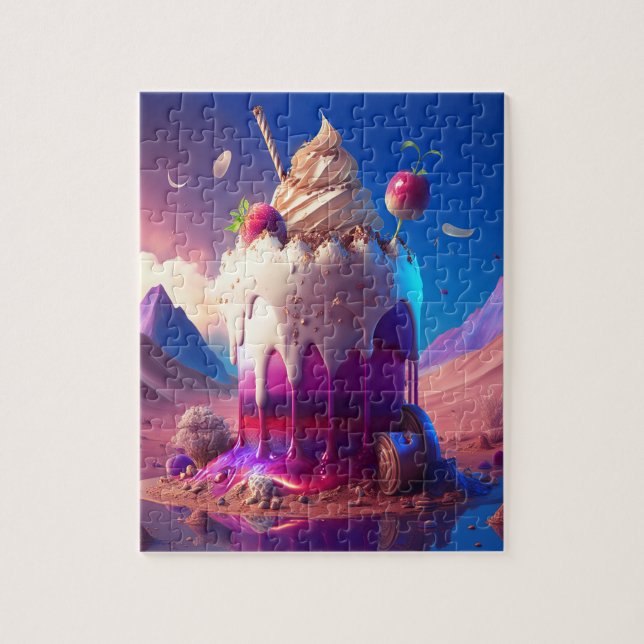Puzzle DESSERT x DESERT - Delicioso arte de fantasía de p (Vertical)