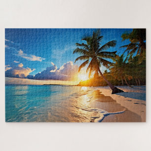 Puzzle Destino de playa tropical