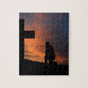 Puzzle Destino del amor de la paz de Jesús de la cruz de