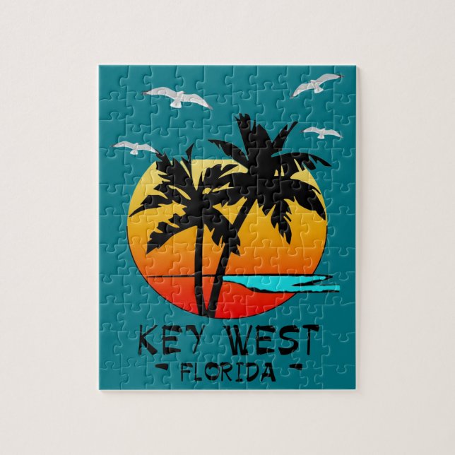 PUZZLE DESTINO TROPICAL DE KEY WEST LA FLORIDA (Vertical)