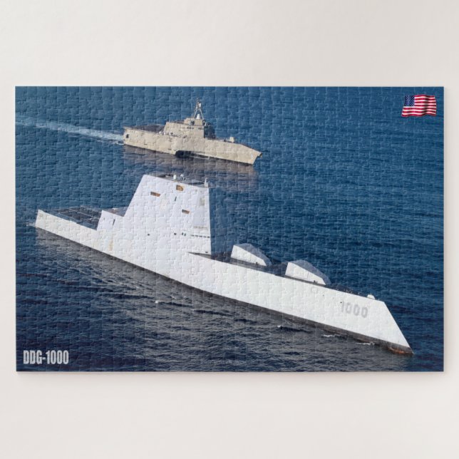 Puzzle DESTRUIDOR DE MISILES GUIADOS - DDG-1000 (20x30 PU (Horizontal)