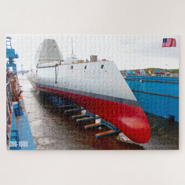 Puzzle DESTRUIDOR DE MISILES GUIADOS - DDG-1000 (20x30 PU (Horizontal)
