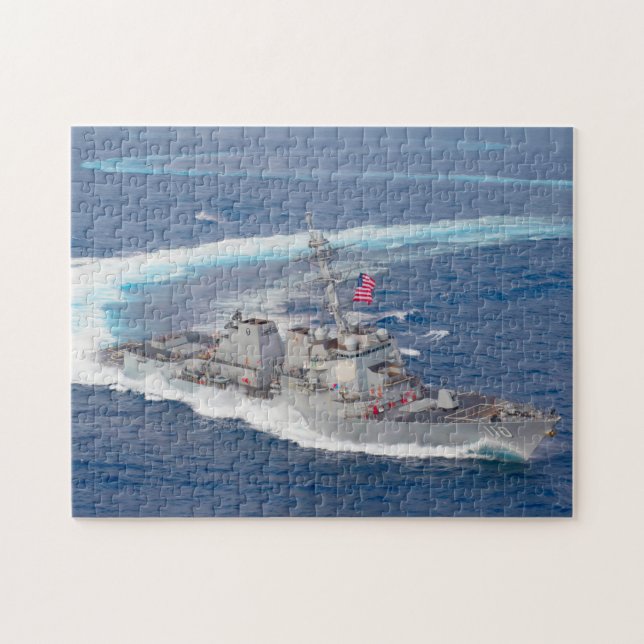 Puzzle DESTRUIDOR DE MISILES GUIADOS - DDG-110 (11x14 PUL (Horizontal)
