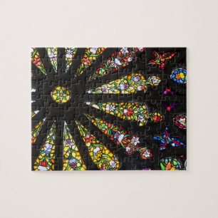 Puzzle Detalle de cristal manchado 2