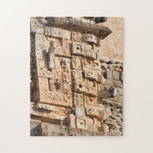 Puzzle Detalle de la pirámide del mago, Yucatán, Méxic