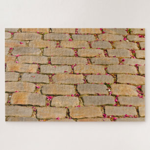 Puzzle Detalle de paseo empedrado