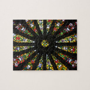 Puzzle Detalle de vidrio emplomado