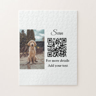 Puzzle Detalles simples de nombres de animales Código QR