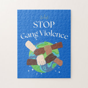 Puzzle Detener la violencia grupal entrelazada