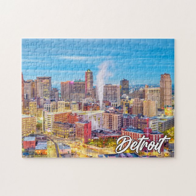Puzzle Detroit, Michigan (Estados Unidos) (Horizontal)