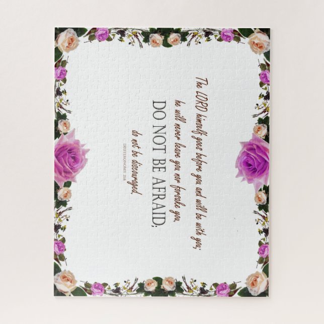 Puzzle Deuteronomio_31, No te desanimes (Vertical)