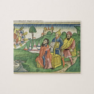 Puzzle Deuteronomy: Frontispiece en el cual dios hace el