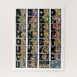 Puzzle Deutsches Fingeralphabet 3 (2025)