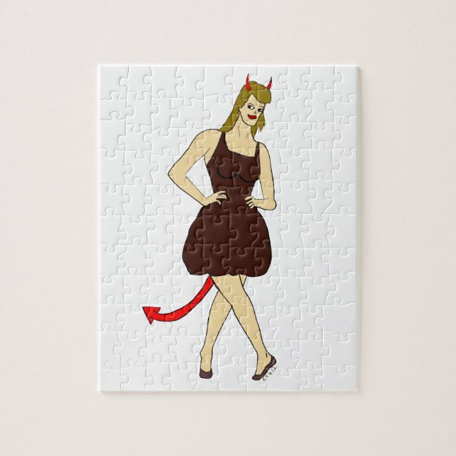 Puzzle devil girl     (Vertical)