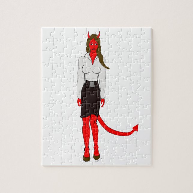 Puzzle devil girl    (Vertical)