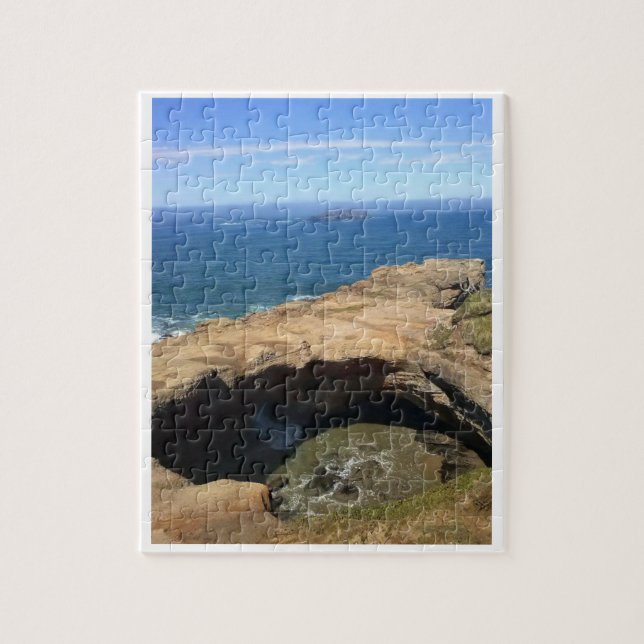 Puzzle Devil's Punchbowl & Otter Rock, OR (Vertical)
